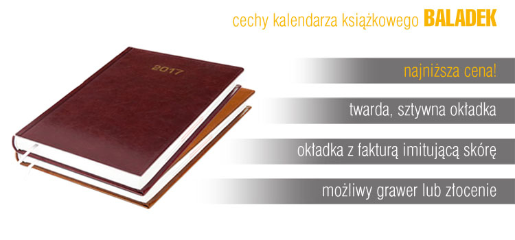 bardzo tani, najtańszy kalendarz książkowy dla firm