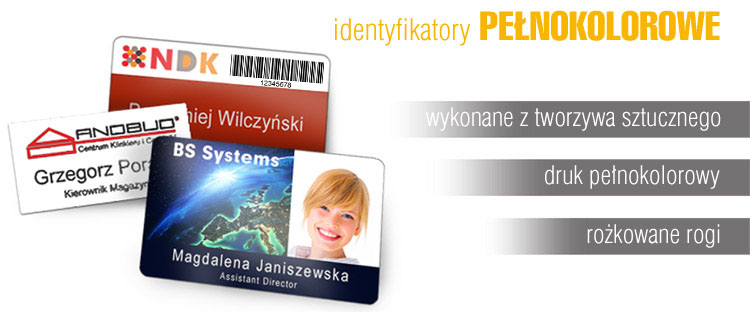 identyfikator drukowany